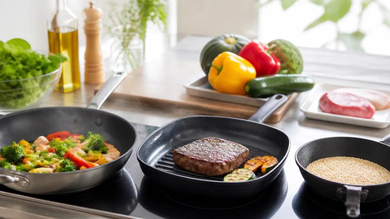 焼く・炒める・煎るの違いは？似ている調理法をやさしく整理