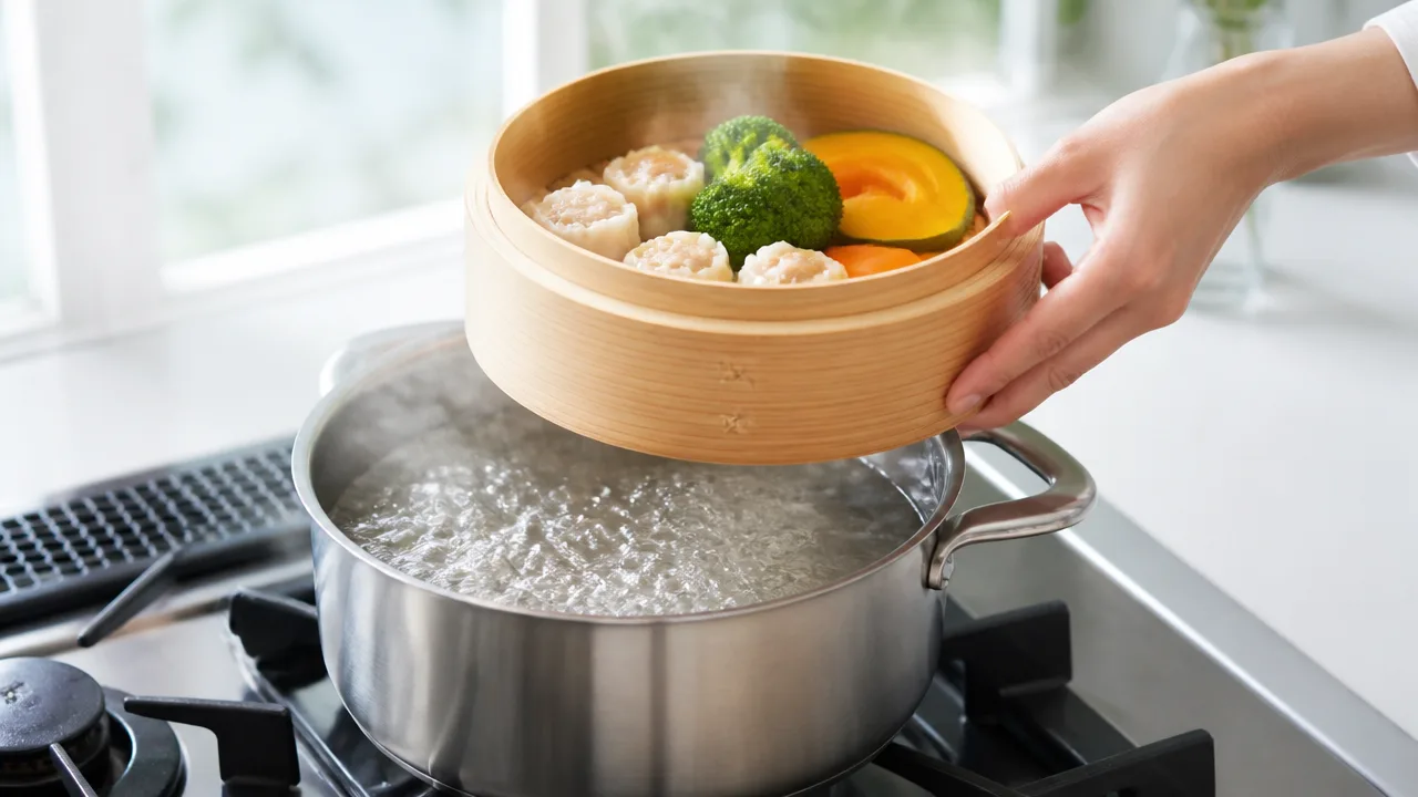 蒸す料理の基本:鍋やフライパンでできる考え方と失敗しにくい手順