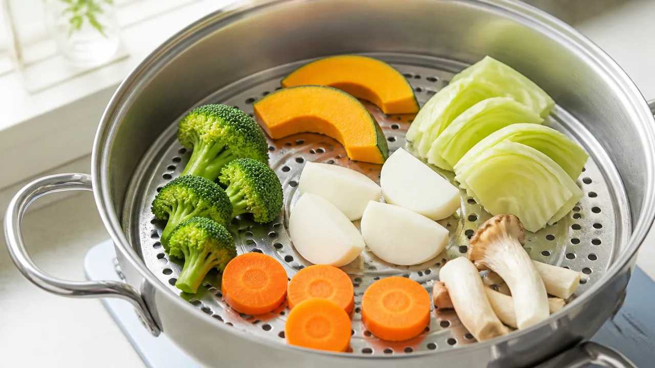 蒸す料理の基本:鍋やフライパンでできる考え方と失敗しにくい手順